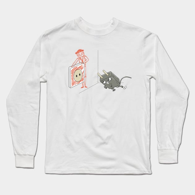 Charging Long Sleeve T-Shirt by spookylili